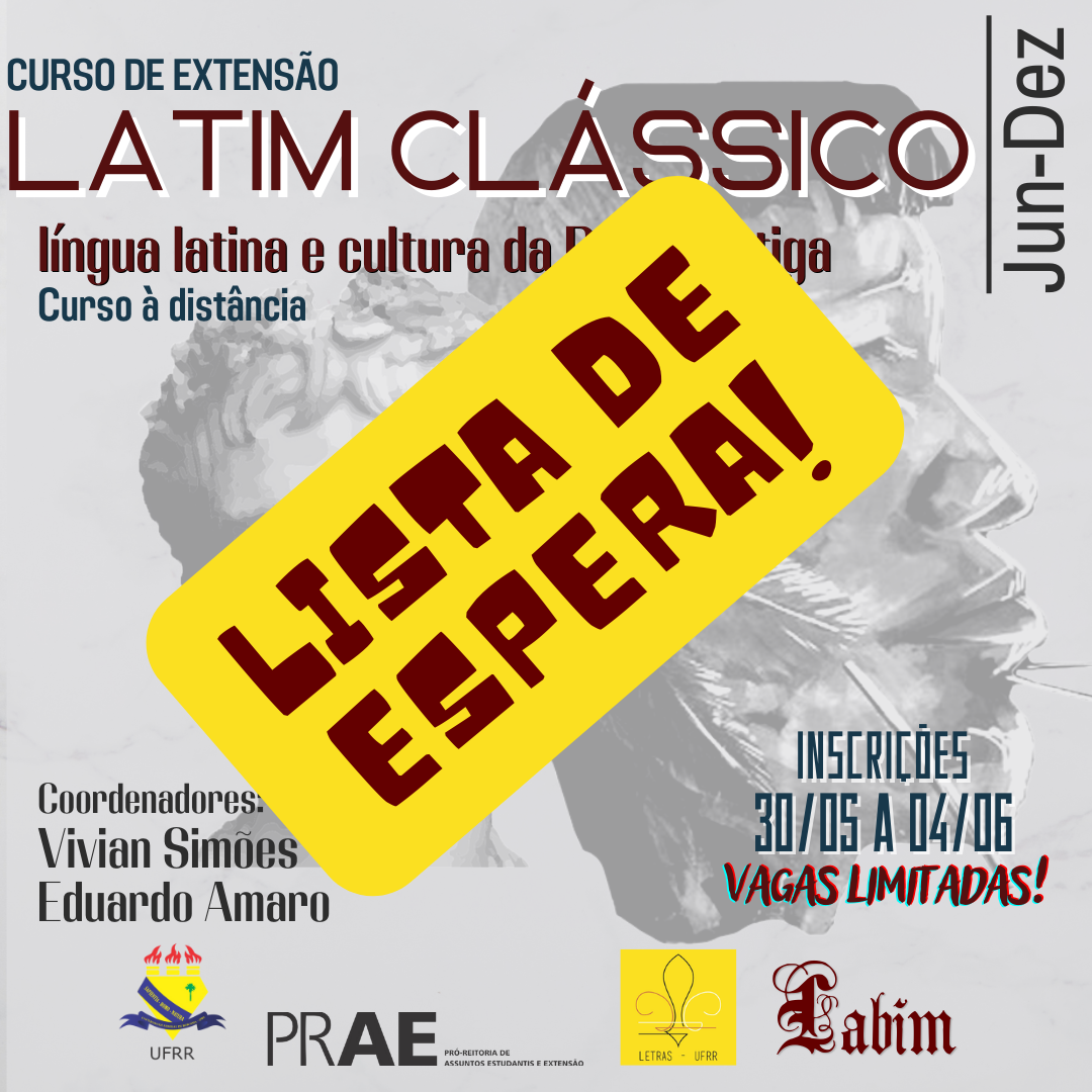 Latim I - Língua e Cultura - Curso de Letras