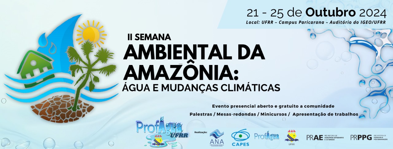 II Semana Ambiental da Amazônia: Água e Mudanças Climáticas